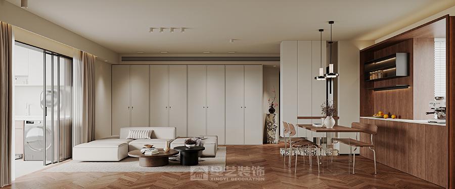 暖棕雅調(diào)，藏露有致的精致居境